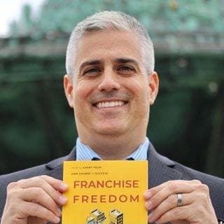 Franchise Freedom book by Giuseppe Grammatico — a guide to financial and time freedom through franchise ownership