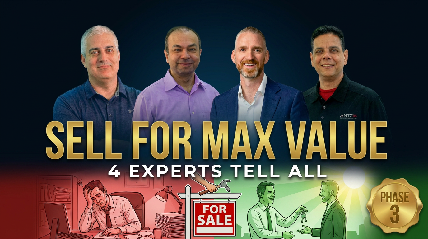 4 Experts Reveal How to Sell Your Business for Maximum Value (Phase 3 of 3)